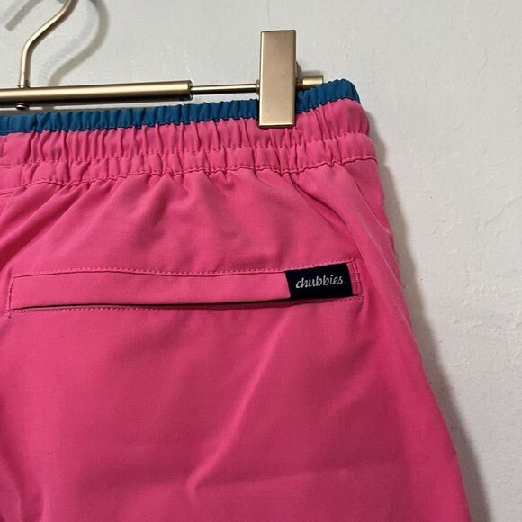 Chubbies The Avalons 4” Swim Trunks Size S Hot Pink Mesh Liner Beach Vacation - Picture 4 of 7